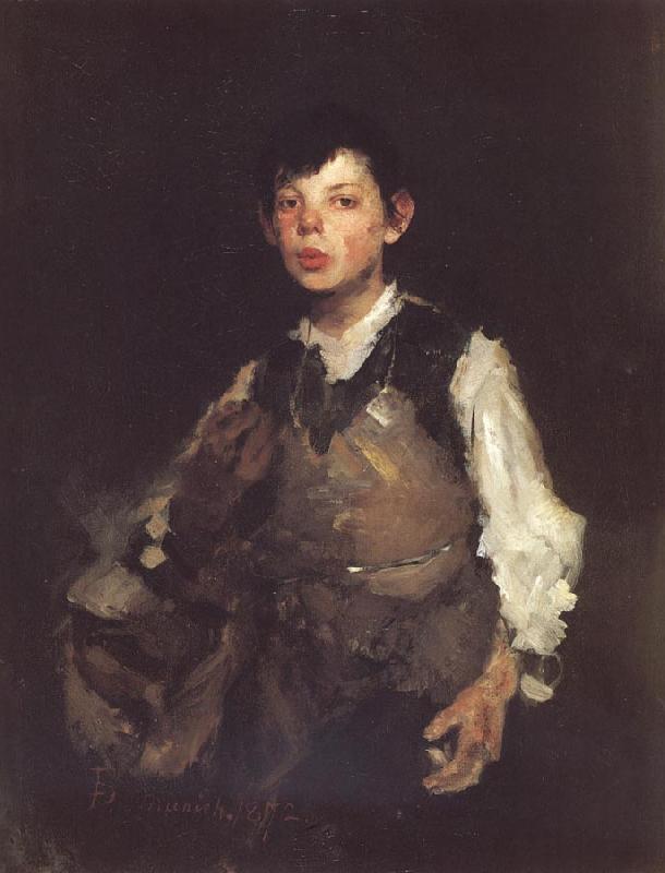 Frank Duveneck The Whistling Boy oil painting picture